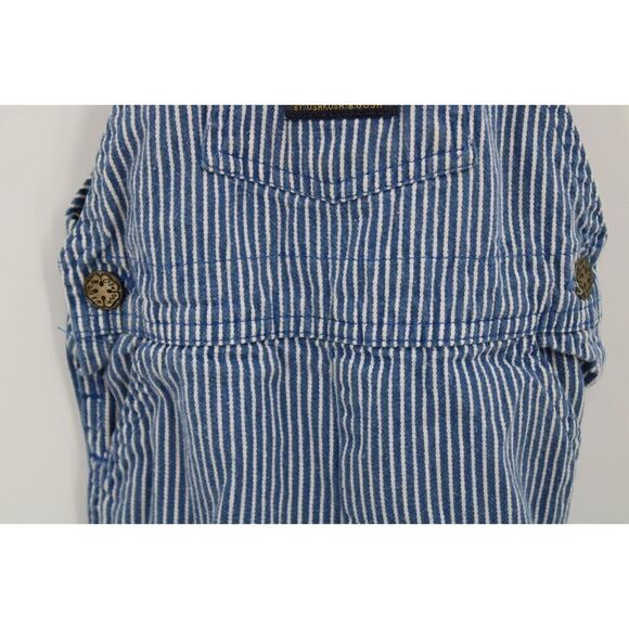 Oshkosh B'gosh Vestbak Shortall Railroad Stripe & Camo Overalls 24m Lot - Picture 5 of 16